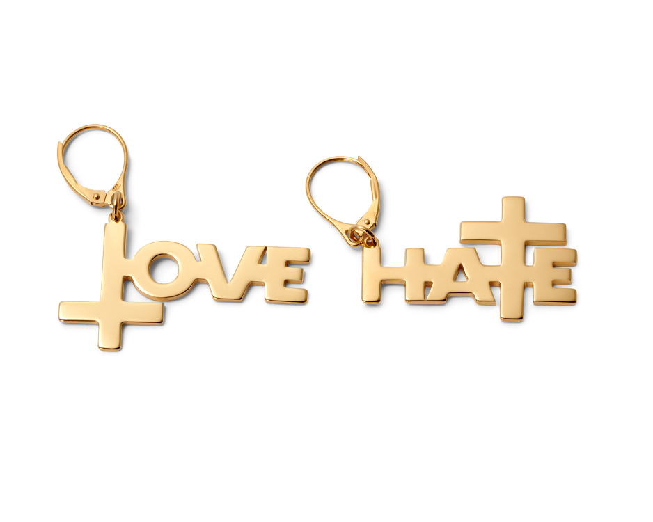 Love Hate earrings