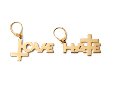 Love Hate earrings