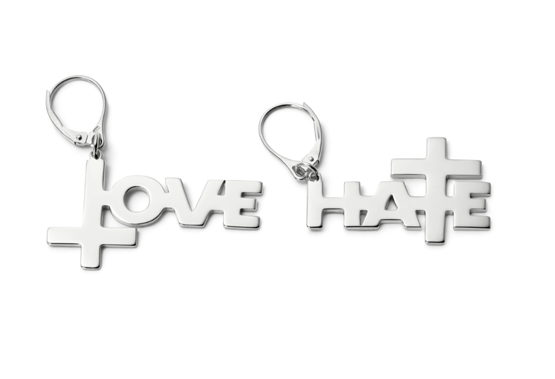 Love Hate earrings