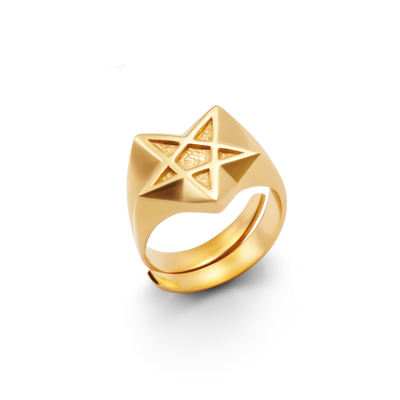 Pentagramm Ring