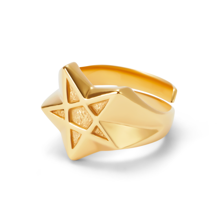 Pentagramm Ring