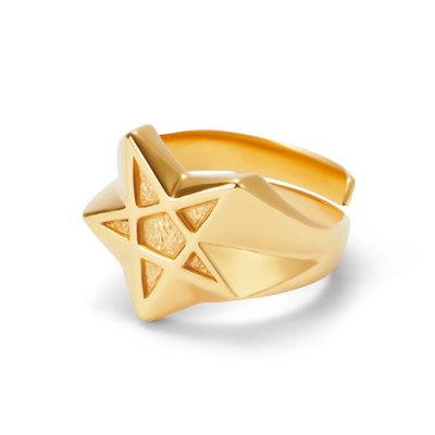 Pentagramm Ring