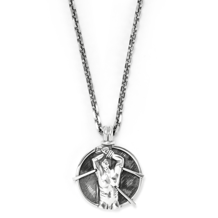 Saint Sebastian necklace