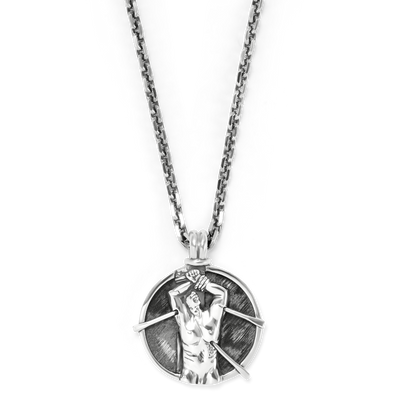 Saint Sebastian necklace