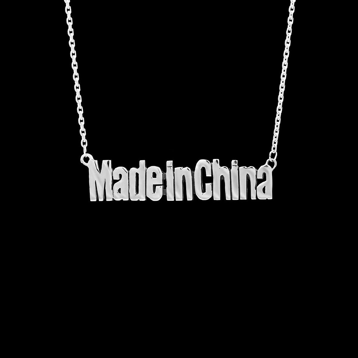 Made in China necklace