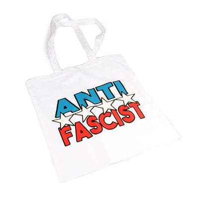 Anti Fascist tote bag