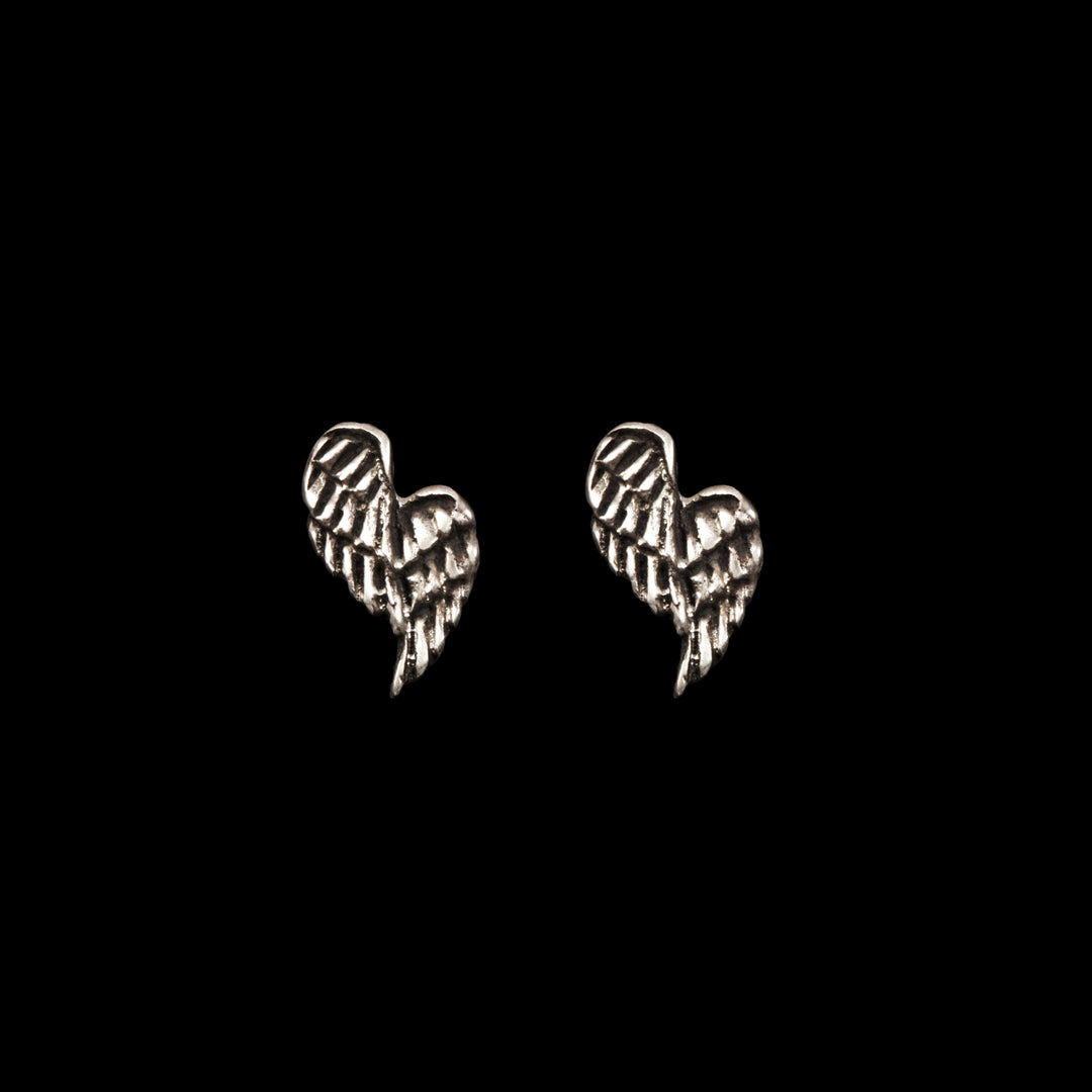 Wing stud earrings discount