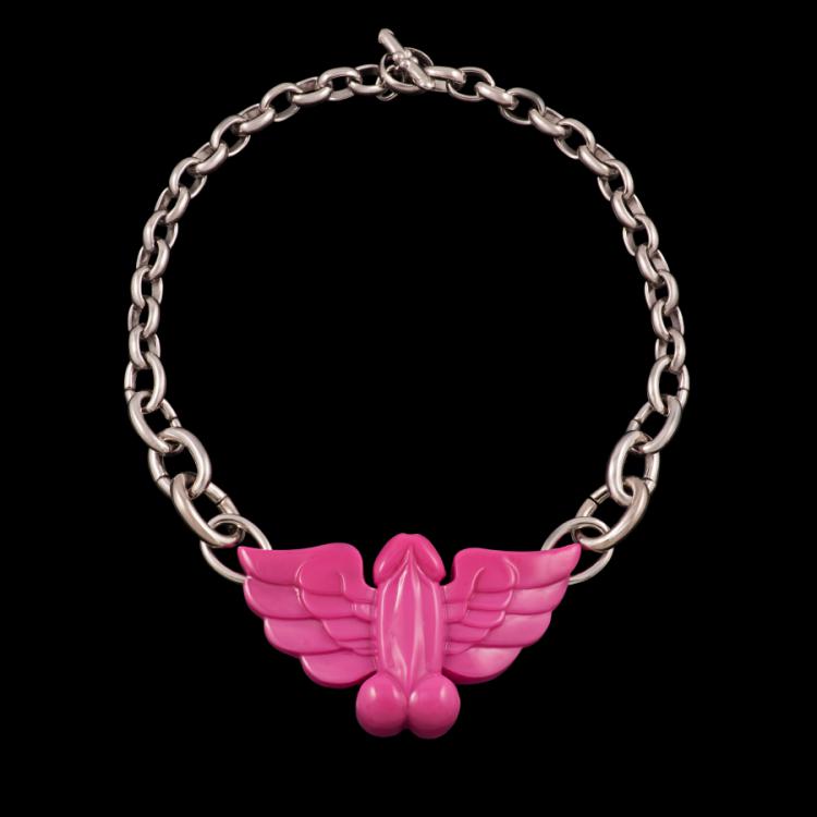 Flying Cock Necklace